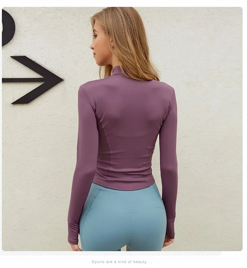 FlexFit Long Sleeve Yoga Jacket