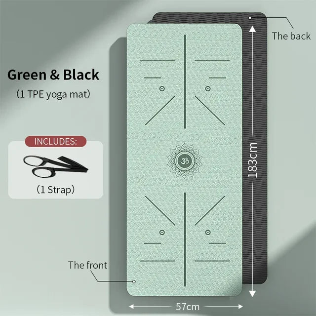 EcoGrip Yoga Mat (with Alignment Lines)